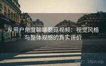 从用户角度聊聊蘑菇视频：视觉风格与整体观感的真实评价