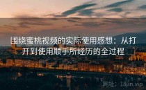 围绕蜜桃视频的实际使用感想：从打开到使用顺手所经历的全过程