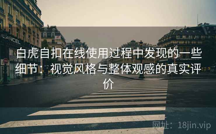 白虎自扣在线使用过程中发现的一些细节：视觉风格与整体观感的真实评价  第1张