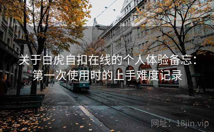 关于白虎自扣在线的个人体验备忘：第一次使用时的上手难度记录  第2张