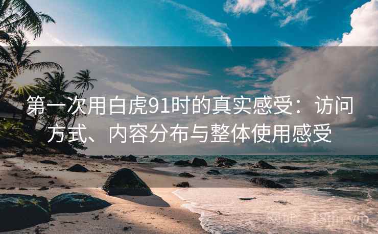 第一次用白虎91时的真实感受:访问方式、内容分布与整体使用感受 第1张 第一次用白虎91时的真实感受:访问方式、内容分布与整体使用感受 第1张