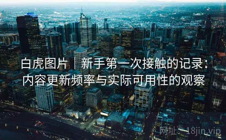 白虎图片|新手第一次接触的记录:内容更新频率与实际可用性的观察 第1张 白虎图片|新手第一次接触的记录:内容更新频率与实际可用性的观察 第1张