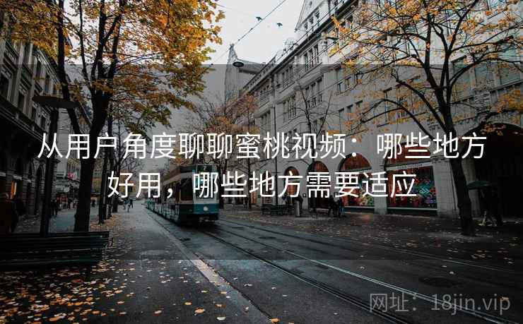 从用户角度聊聊蜜桃视频:哪些地方好用,哪些地方需要适应 第2张 从用户角度聊聊蜜桃视频:哪些地方好用,哪些地方需要适应 第2张