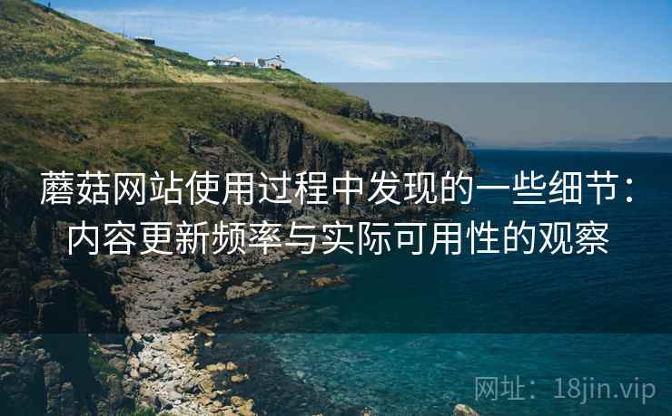 蘑菇网站使用过程中发现的一些细节:内容更新频率与实际可用性的观察 第1张 蘑菇网站使用过程中发现的一些细节:内容更新频率与实际可用性的观察 第1张